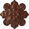 Ekena Millwork Katheryn Ceiling Medallion, Hand-Painted Copper Penny, 18 1/8"OD x 1 1/4"P CM18KACPS - alternate 1